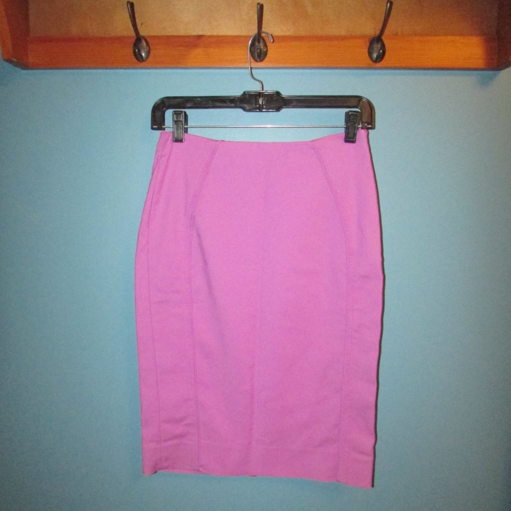 *5 for $25 Bundle Item* WHBM purple Sleek Perfect Form Pencil Skirt - Picture 4 of 9